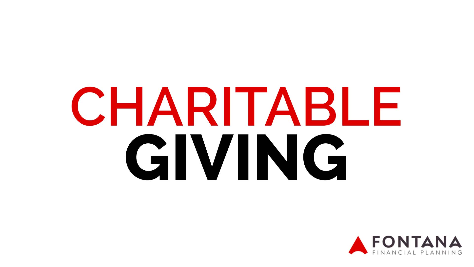 Charitable Giving