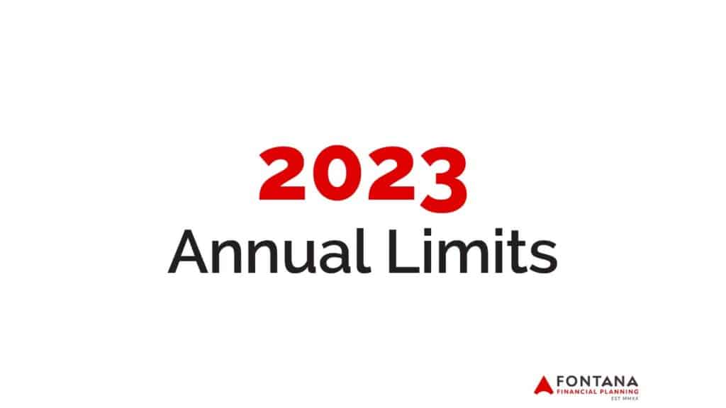 2023 Annual Limits