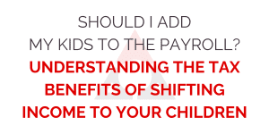 Add kids to the payroll