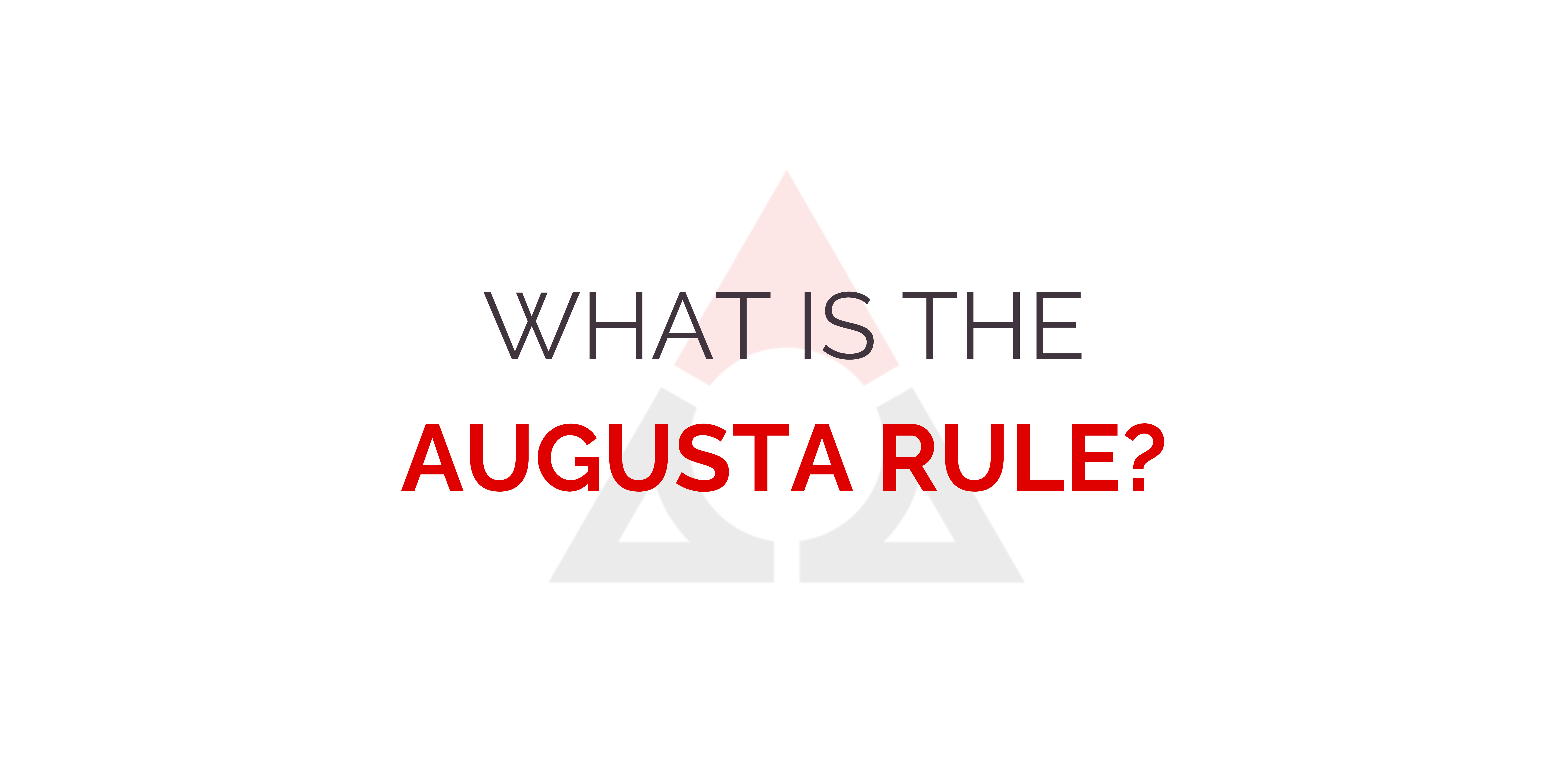 Augusta Rule