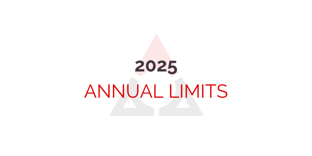 2025 Annual Limits