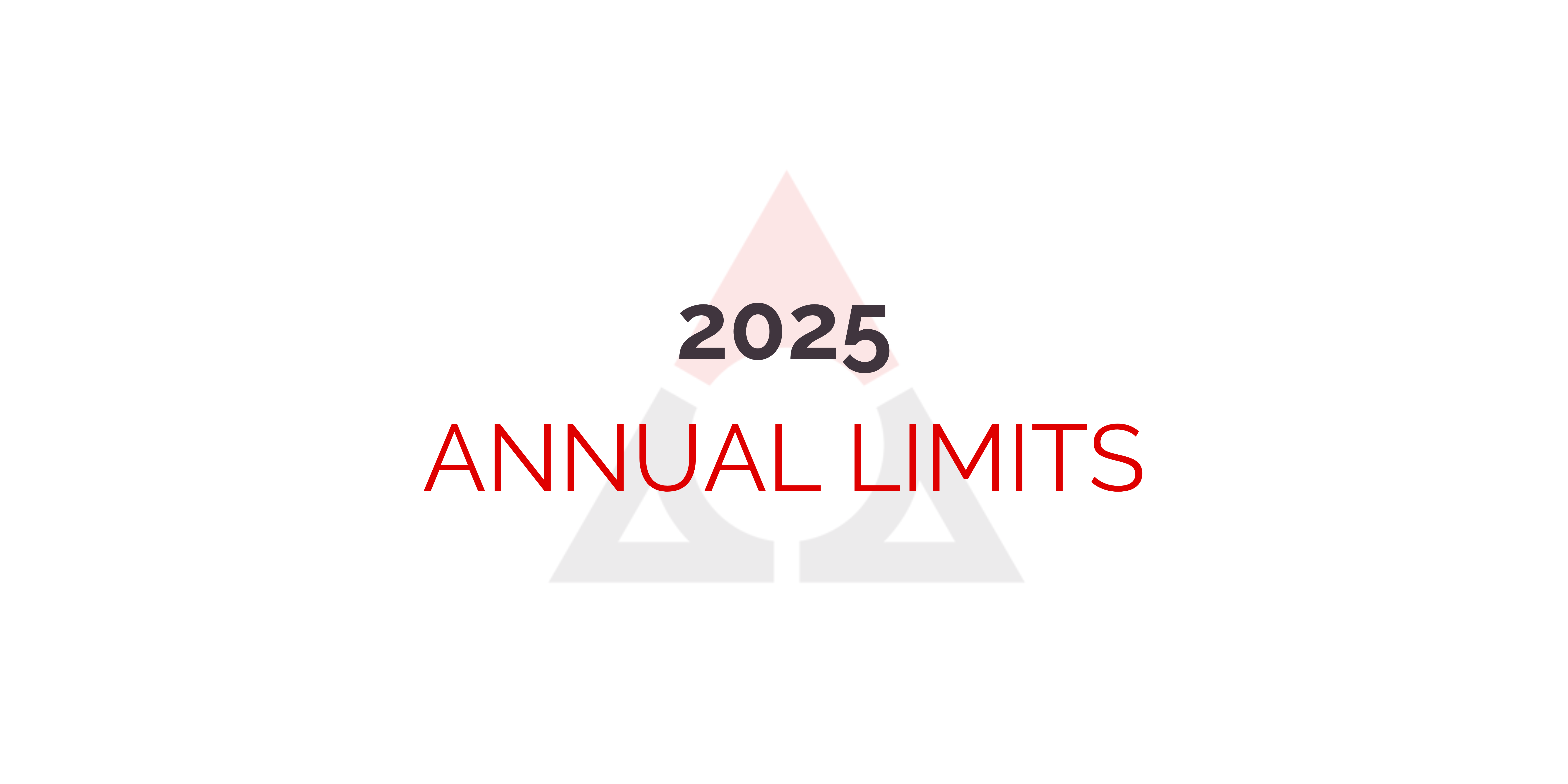 2025 Annual Limits